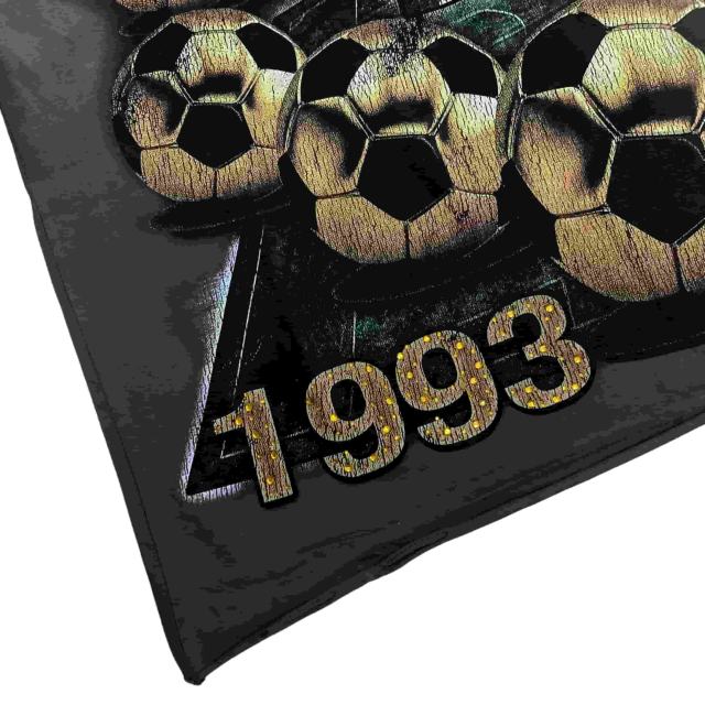 Football Distressed Rhinestone Print Washed Tee 28930932