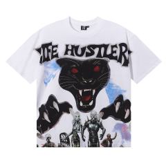 Black Panther Alien Rhinestone Print Tee 2 colors 29082345
