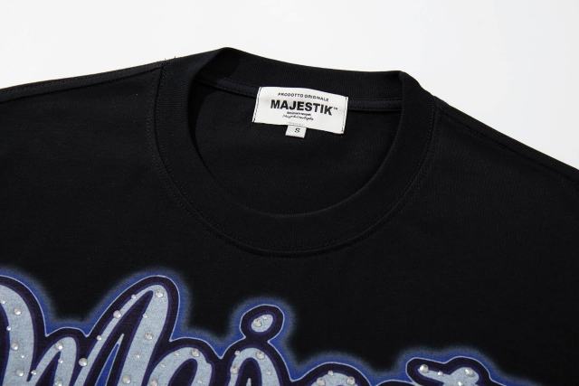 Planet DJ Alien Rhinestone Print Washed Tee 29060784