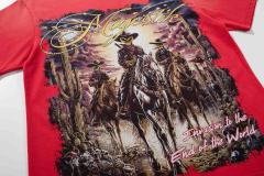 Alien Cowboy UFO Rhinestone Print Washed Tee 29060771