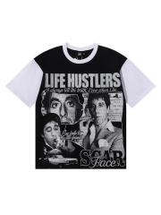 Scar Face Rhinestone Print Tee 28751254