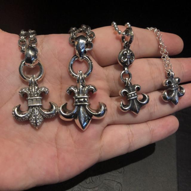 CH Fleur De Lis Lily Multi-Size Series Necklace