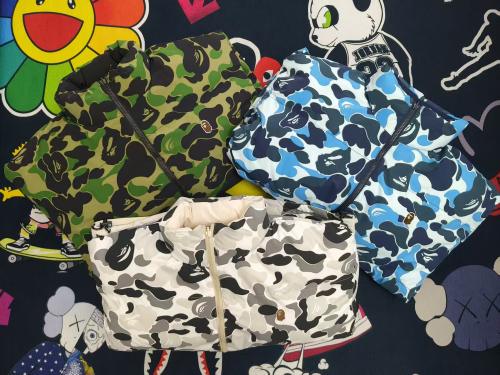 4 Colors Bape Reversible ABC Camo Padded Cotton Jacket