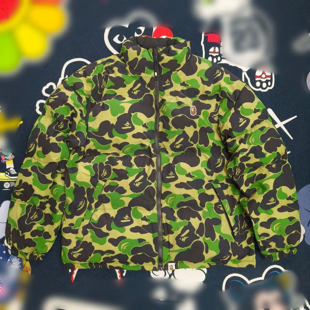 4 Colors Bape Reversible ABC Camo Padded Cotton Jacket