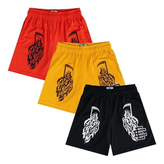 [Buy 1 Get 1 FREE]Eric Emanuel Death God EE Mesh Shorts