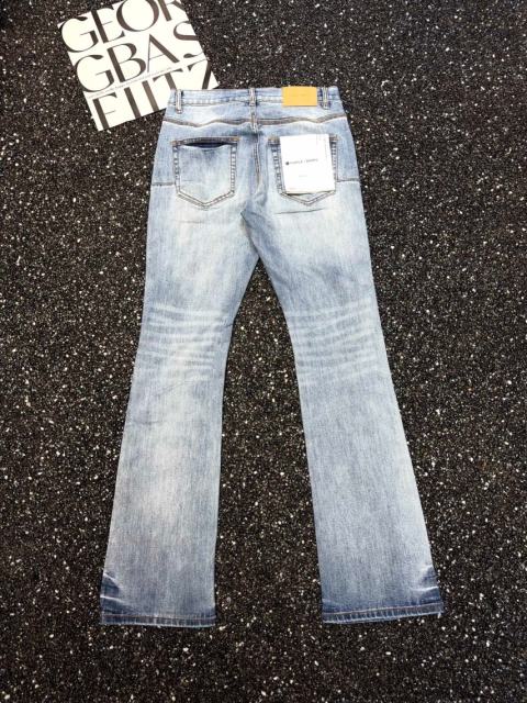 Light Wash Cross Rhinestone Flare Bootcut Jeans