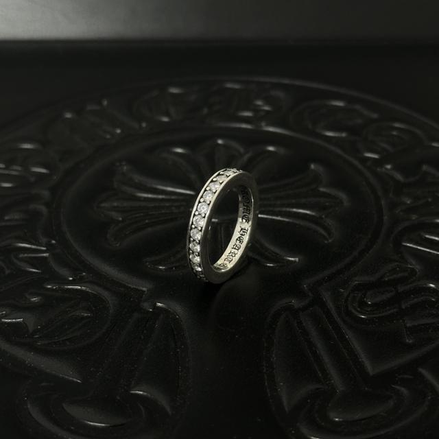CH Silver Clear Crystal Full Eternity Band Ring