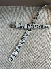 [Special Offer] ERD Braided Leather Rose Cross Buckle Belt 110cm