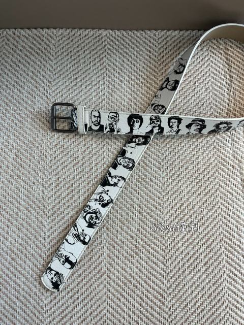 [Special Offer] ERD Braided Leather Rose Cross Buckle Belt 110cm