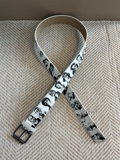 [Special Offer] ERD Braided Leather Rose Cross Buckle Belt 110cm