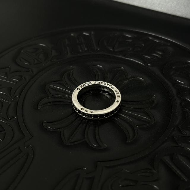 CH Silver Black Onyx Full Eternity Band Ring