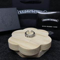 CH Silver Hexagonal Multi Cross Flower Signet Ring