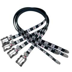 [Special Offer] ERD David Bowie Print Rose Buckle Leather Belt