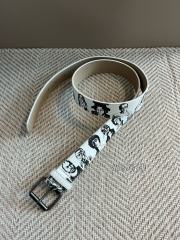 [Special Offer] ERD Braided Leather Rose Cross Buckle Belt 110cm