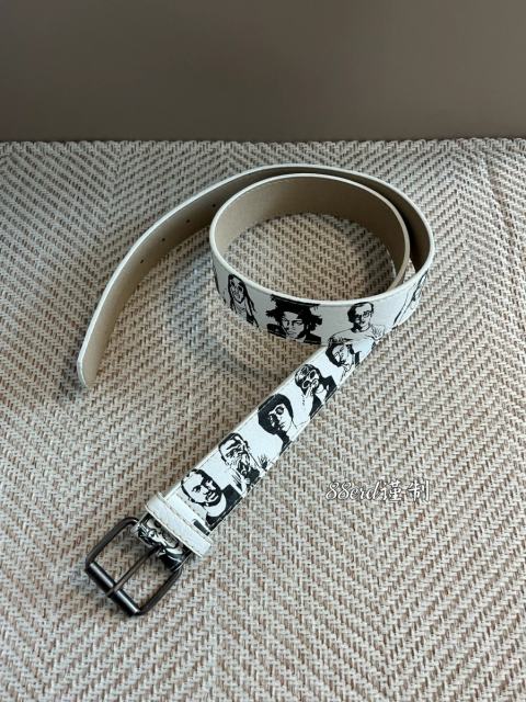 [Special Offer] ERD Braided Leather Rose Cross Buckle Belt 110cm