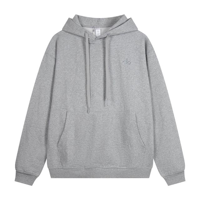 Metal Logo On Chest Solid Color Hoodie 5 colors 29115035