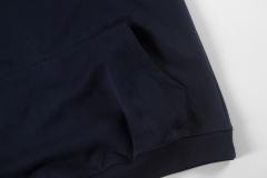 Metal Logo On Chest Solid Color Hoodie 5 colors 29115035