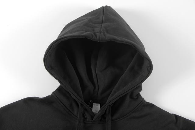 Metal Logo On Chest Solid Color Hoodie 5 colors 29115035