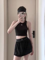 High Waist Inverted A-Line Yoga Anti-Chafing Skort 4 colors 29201415