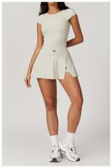 Tank Top A-Line One-Piece Tennis Skort Yoga Set 5 colors 29201418