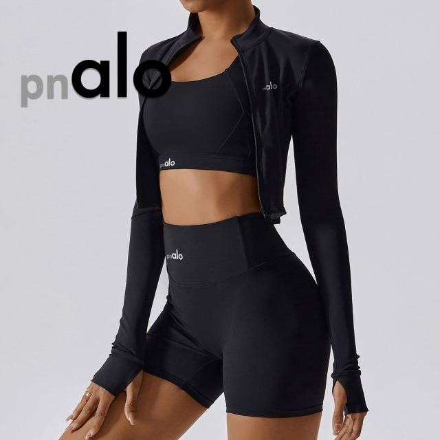 Seamless Naked Feel Shockproof High Waist Yoga Shorts 3-Piece Set 10 colors 29202627