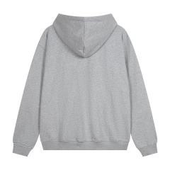 Metal Logo On Chest Solid Color Hoodie 5 colors 29115035