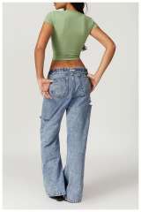 Workout Training Cropped Fitted Short Sleeve Yoga Tee 7 colors 29201419