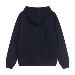 Metal Logo On Chest Solid Color Hoodie 5 colors 29115035