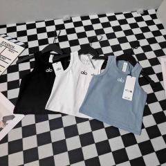 Summer Sports Cropped Ribbed Sleeveless Tank Top 3 colors 29201420