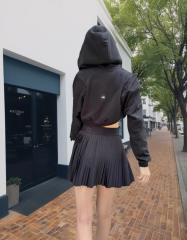 Loose Sports Cropped Zip-Up Hoodie 3 colors 29115034
