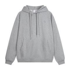 Metal Logo On Chest Solid Color Hoodie 5 colors 29115035