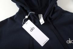Metal Logo On Chest Solid Color Hoodie 5 colors 29115035