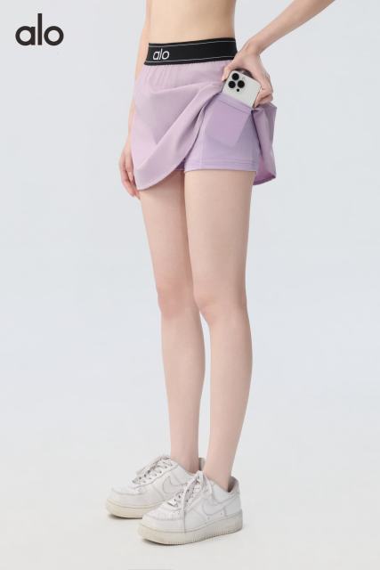 High Waist Inverted A-Line Yoga Anti-Chafing Skort 4 colors 29201415