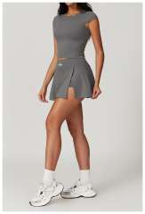Tank Top A-Line One-Piece Tennis Skort Yoga Set 5 colors 29201418
