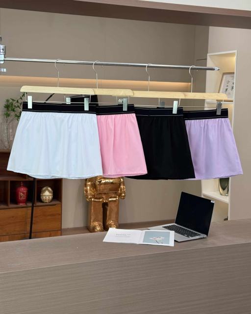 High Waist Inverted A-Line Yoga Anti-Chafing Skort 4 colors 29201415