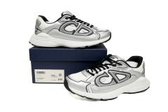 D White Mesh Silver-Tone Metallic Calfskin 3SN279ZYG-H869