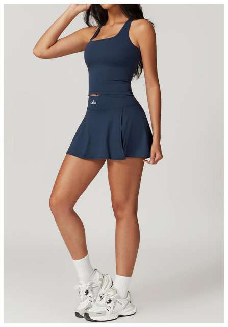 Tank Top A-Line One-Piece Tennis Skort Yoga Set 5 colors 29201418