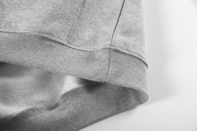 Metal Logo On Chest Solid Color Hoodie 5 colors 29115035
