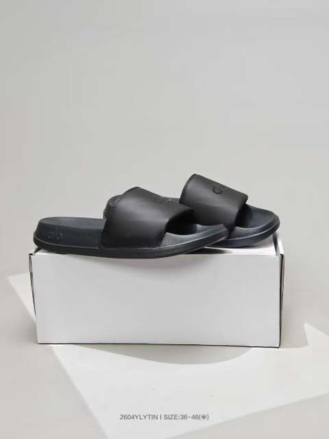 [plus-size shoes]Embossed Logo Post-Sport Recovery Slides 9 colors 29119236
