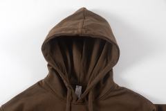 Metal Logo On Chest Solid Color Hoodie 5 colors 29115035