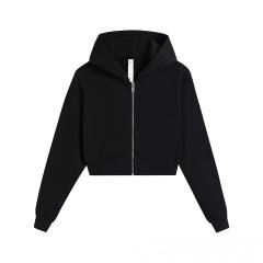 Loose Sports Cropped Zip-Up Hoodie 3 colors 29115034