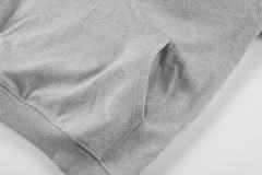 Metal Logo On Chest Solid Color Hoodie 5 colors 29115035