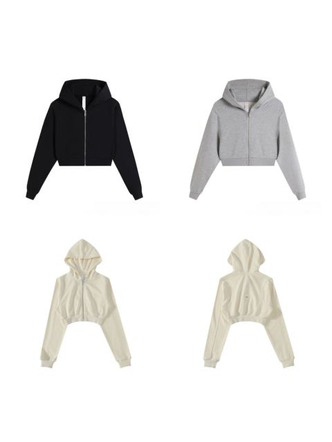 Loose Sports Cropped Zip-Up Hoodie 3 colors 29115034