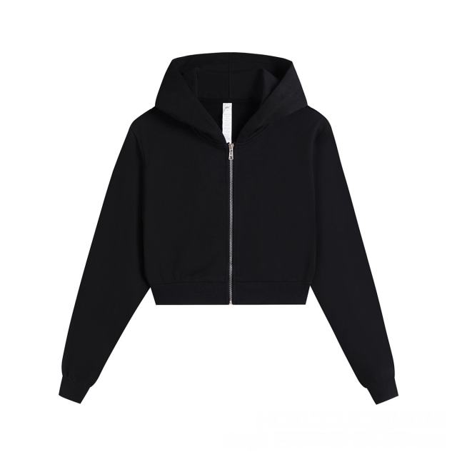 Loose Sports Cropped Zip-Up Hoodie 3 colors 29115034