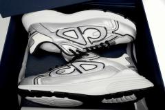 D White Mesh Silver-Tone Metallic Calfskin 3SN279ZYG-H869