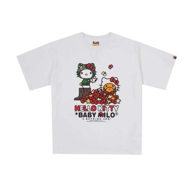 Bape Babymilo Hellokitty T-Shirt White