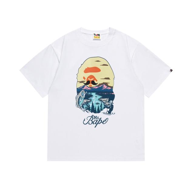 Bape T-Shirt Black White