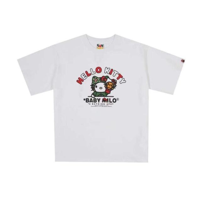 Bape Hello Kitty T-Shirt Black White