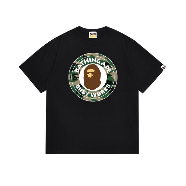 Bape T-Shirt Black White