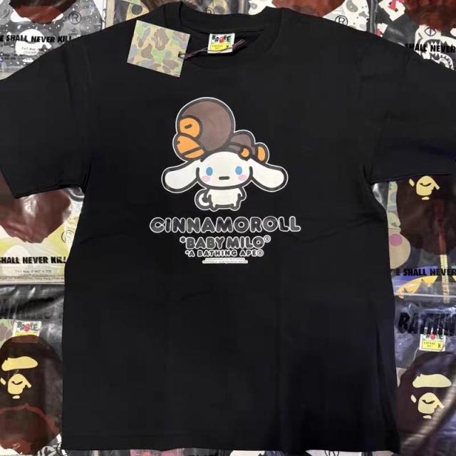 Bape Hello Kitty T-Shirt Black White